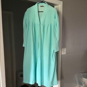 Vanity Fair Women’s Aqua 3/4 Length Sleeve Robe